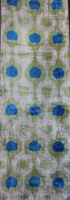 Blue-Ikat Fabric ( 40 cm )