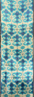 Blue-Ikat Fabric ( 40 cm )