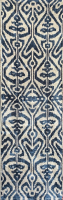 Blue-Ikat Fabric ( 40 cm )