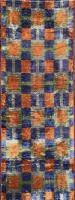 Blue-Ikat Fabric ( 40 cm )