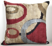 Green-Ikat Pillow ( 40 x 40 cm )