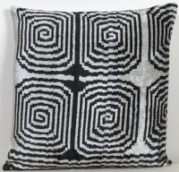 Green-Ikat Pillow ( 40 x 40 cm )