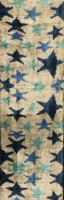 Blue-Ikat Fabric ( 40 cm )