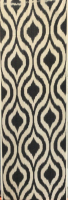 white-Ikat Fabric ( 40 cm )