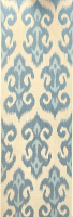 white-Ikat Fabric ( 40 cm )