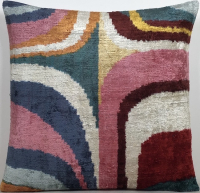 Renkli-Ikat Pillow ( 40 x 40 cm )