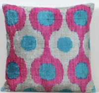 Renkli-Ikat Pillow ( 40 x 40 cm )