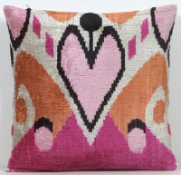 Renkli-Ikat Pillow ( 40 x 40 cm )