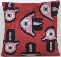 Renkli-Velvet Pillow ( 50 x 50 cm )