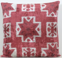 Green-Ikat Pillow ( 40 x 40 cm )