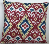 Green-Ikat Pillow ( 40 x 40 cm )