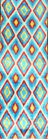 Blue-Ikat Pillow ( 40 x 40 cm )