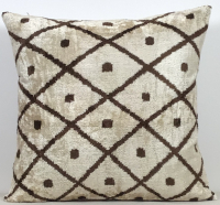 Green-Ikat Pillow ( 40 x 40 cm )