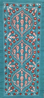 Blue-Ikat Fabric ( 40 cm )