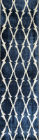 Blue-Ikat Fabric ( 40 cm )