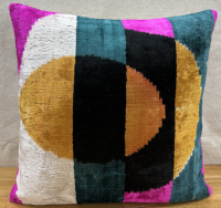 Renkli- Velvet Pillow ( 40 x 40 cm )