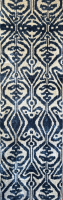 Blue-Ikat Pillow ( 40 x 40 cm )