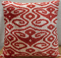 Green-Ikat Fabric ( 40 cm )