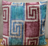 white-Ikat Fabric ( 40 cm )