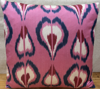 Silk Ikat Pillow ( 40 x 40 cm )