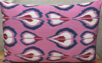 Silk Ikat Pillow ( 40 x 60 cm )