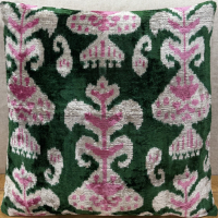 Renkli-Silk Ikat Fabric ( 40 cm )