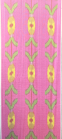 white-Silk Ikat Fabric ( 40 cm )