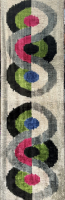 Blue-Ikat Fabric ( 40 cm )
