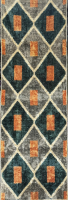 Blue-Ikat Fabric ( 40 cm )