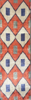 Blue-Ikat Fabric ( 40 cm )