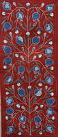 Blue-Velvet Pillow ( 40 x 40 cm )