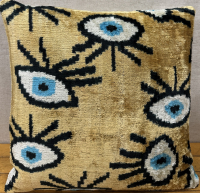 Renkli-Silk Ikat Fabric ( 40 cm )
