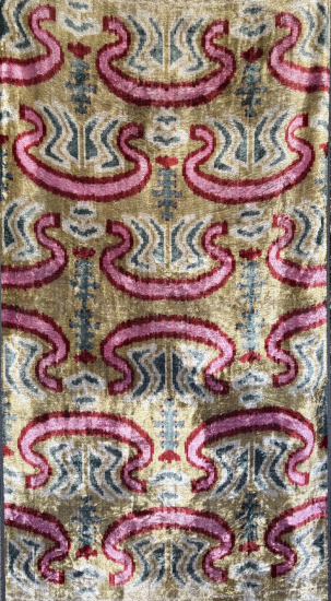 Silk Velvet Fabric ( 60 cm )